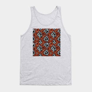 Snakeskin Pattern (Terracotta Palette) Tank Top